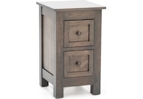 witmer furniture grey two drawer   