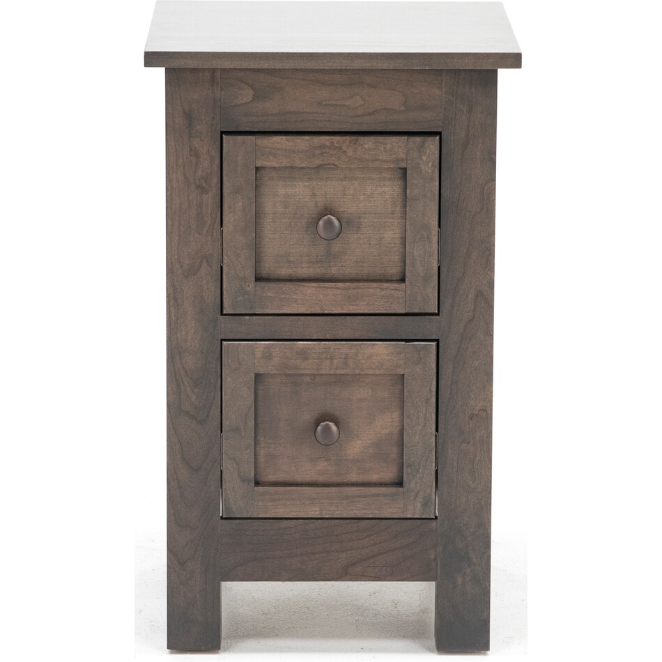 witmer furniture grey two drawer   