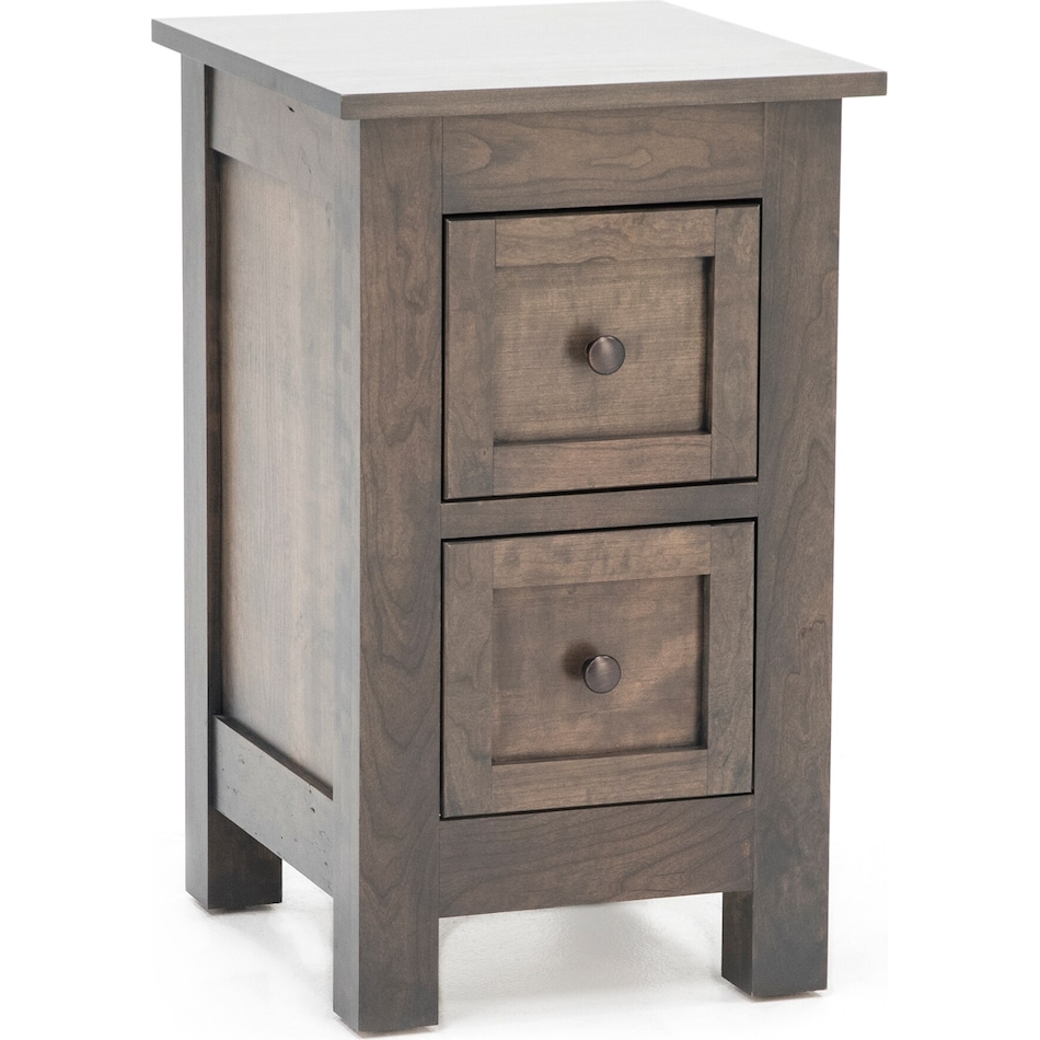 witmer furniture grey two drawer   