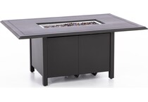 wood black firepit pkg  