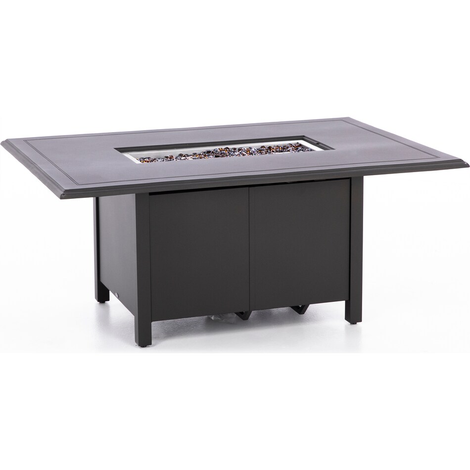 wood black firepit pkg  