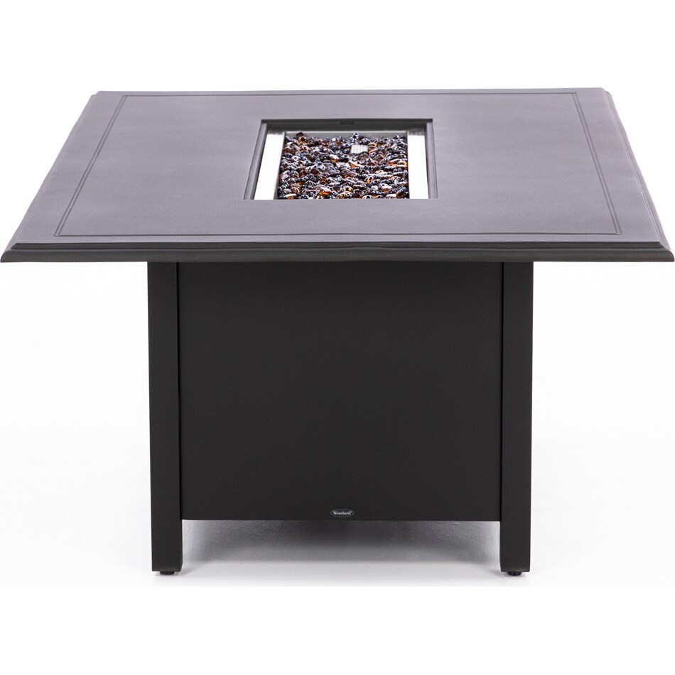 wood black firepit pkg  