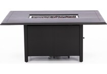 wood black firepit pkg  
