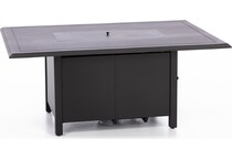 wood black firepit pkg  