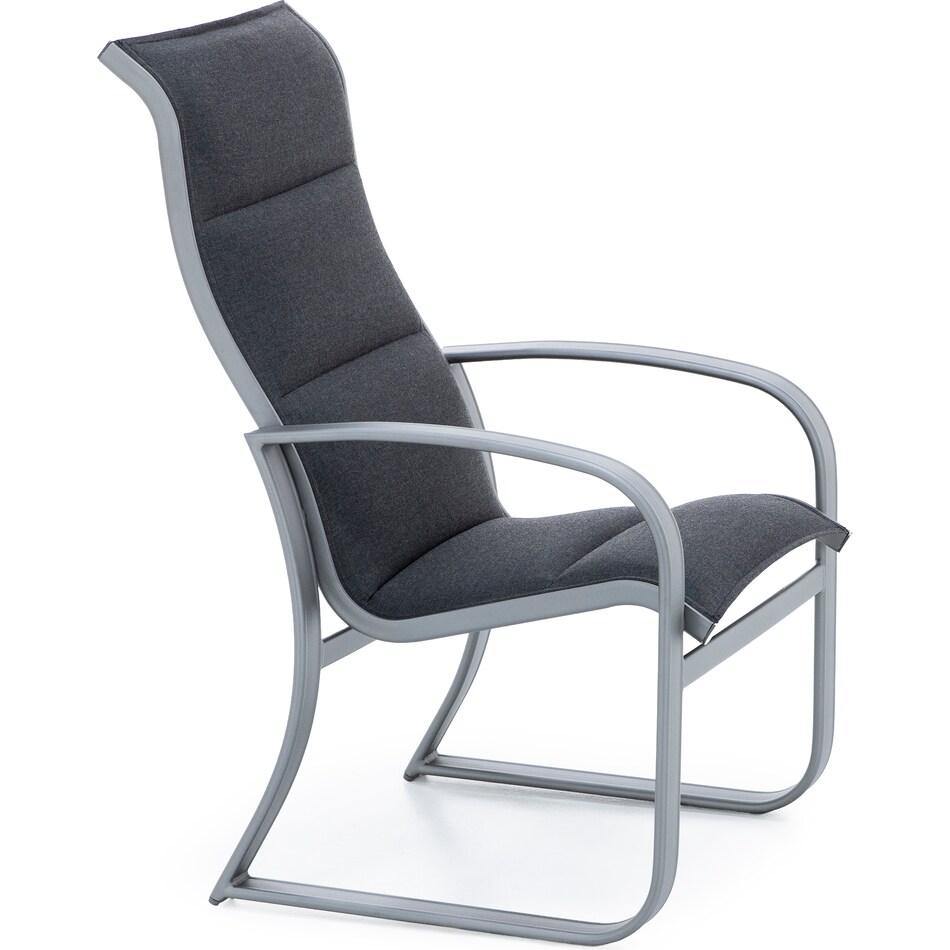 wood grey standard height arm chair   