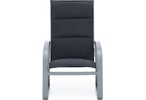 wood grey standard height arm chair   