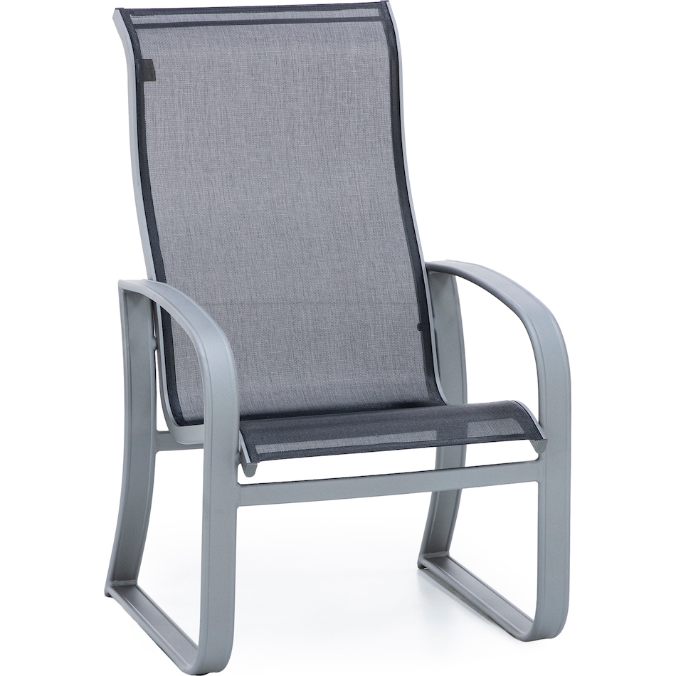 wood grey standard height arm chair   