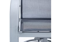 wood grey standard height arm chair   